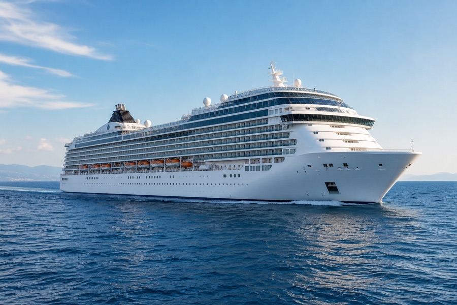 MSC Seaview navegando por el Mediterráneo
