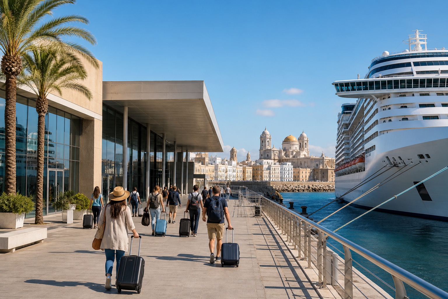 Terminal de cruceros de Cadiz