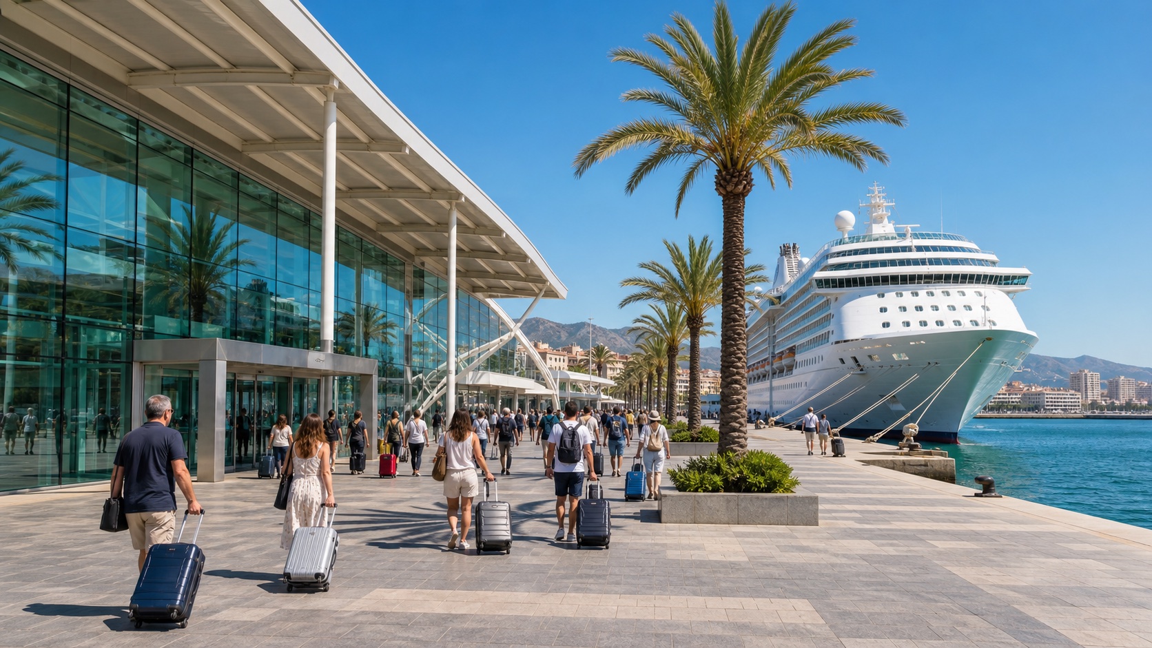 Terminal de cruceros de Malaga