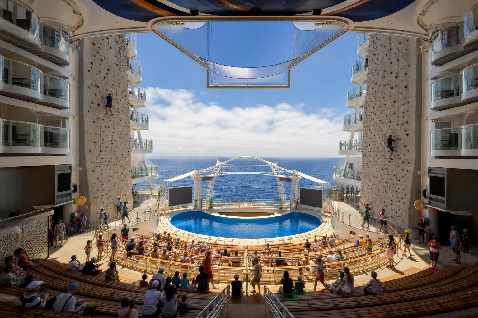 Imagen editorial de AquaTheater y Boardwalk