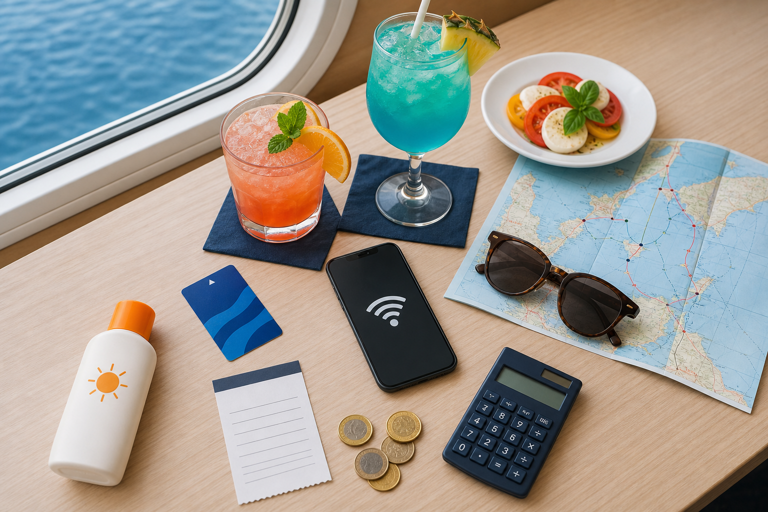Bebidas, internet, restauración y excursiones que pueden sumarse al precio del crucero