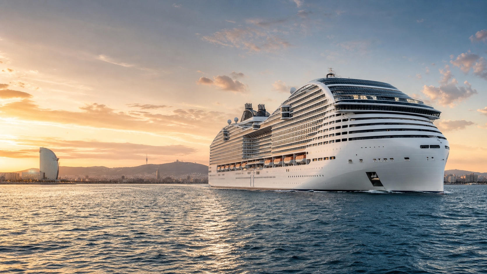 MSC World Europa navegando