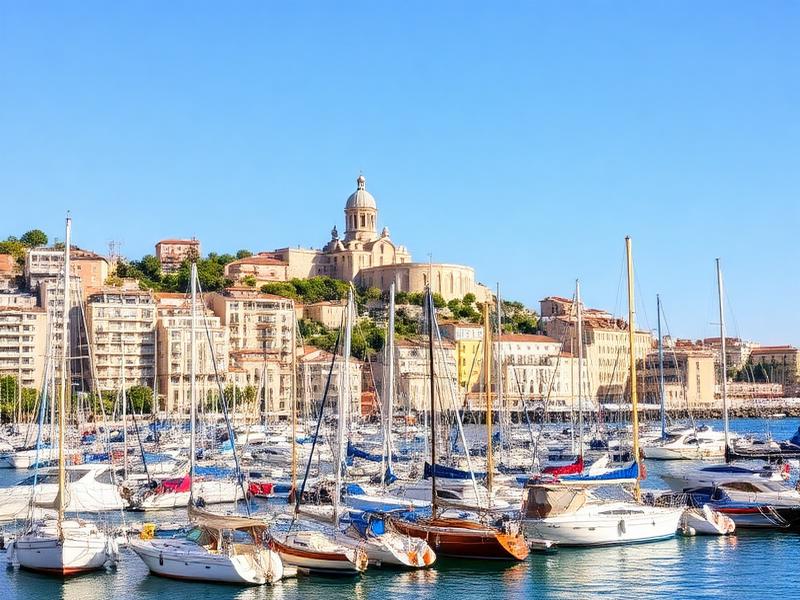 Vieux-Port de Marsella durante una escala de crucero