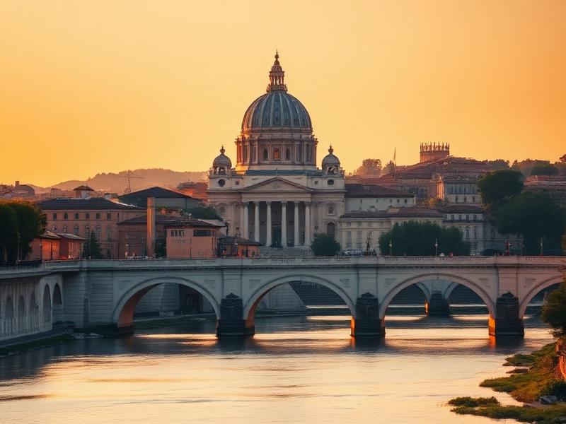 Vista de Civitavecchia / Roma para preparar una escala