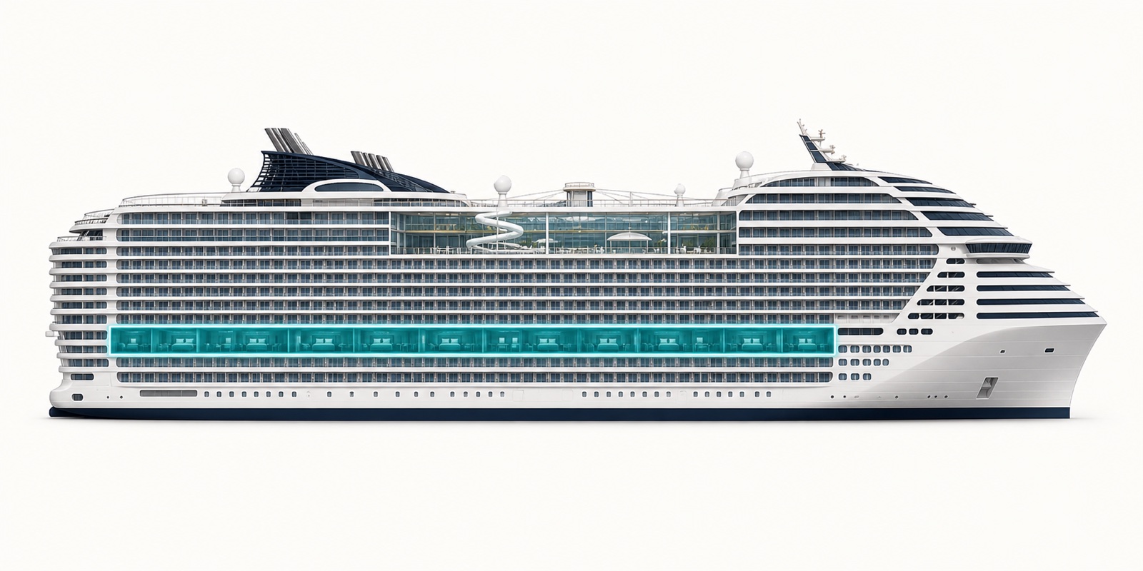 Cubiertas recomendadas para camarote Interior en MSC World Europa