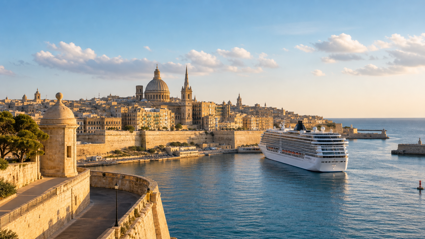 La Valeta en el itinerario MSC World Europa desde Messina