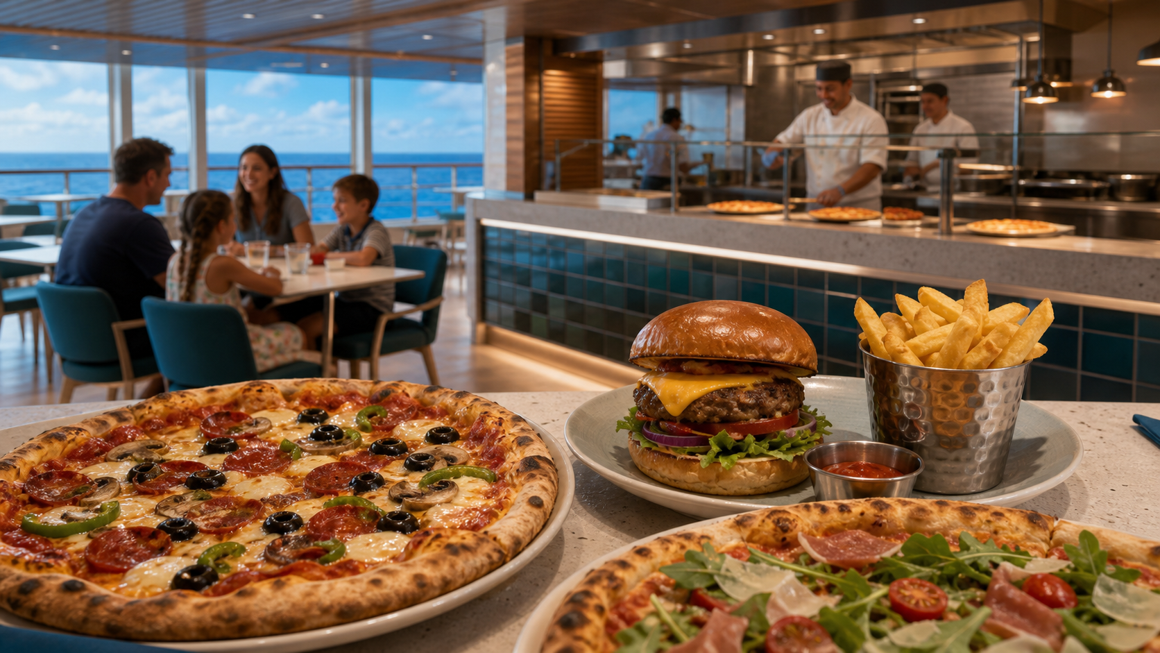 Pizza & Burger / casual